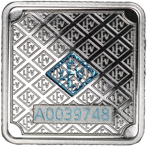 5 Gram Geiger Square Silver Bar (New)