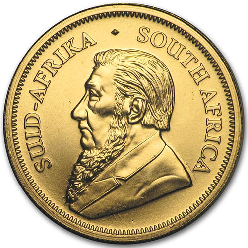 2018 1/4 oz South African Gold Krugerrand Coin (BU)