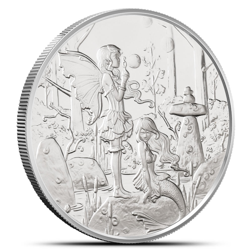1 oz Proof Amy Brown Collection Second Cousins Silver Round (New w/ CoA)