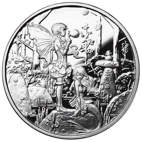 5 oz Proof Amy Brown Collection Second Cousins Silver Round (New w/ CoA)