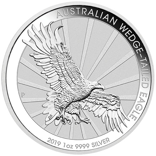 2019 1 oz Australian Wedge Tail Eagle Silver Coin (BU)