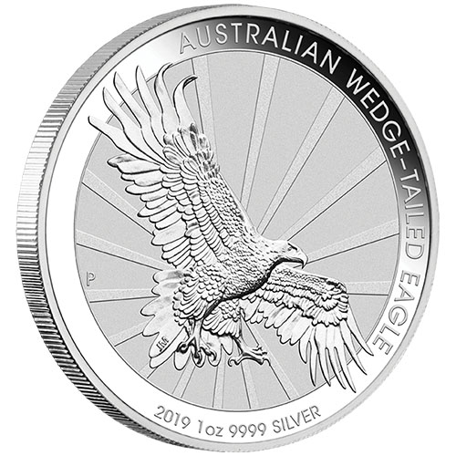2019 1 oz Australian Wedge Tail Eagle Silver Coin (BU)