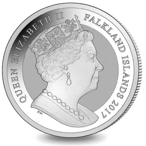 2017 1 oz Falkland Islands Anniversary Of Liberation Silver Coin (BU)