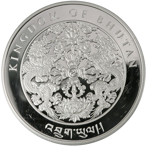 2019 1 oz Kingdom of Bhutan Lunar Boar Silver Coin