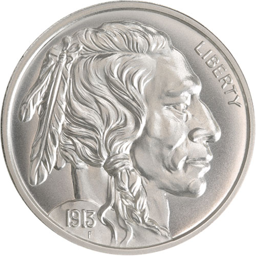 2 oz Buffalo Silver Round (New)