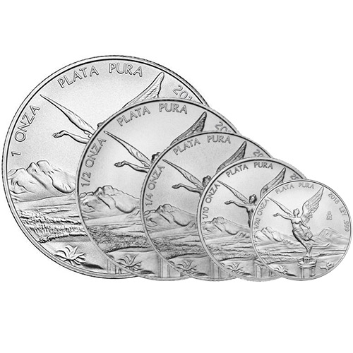 2018 Proof Mexican Silver Libertad 5-Coin Set