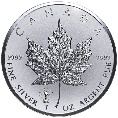2018 1 oz Lightbulb Privy Canadian Silver Maple Leaf Reverse Proof Coin