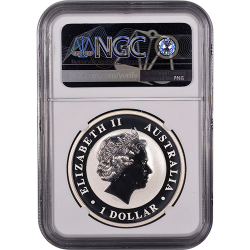 2017 1 oz Australian Silver Kookaburra Coin NGC MS69