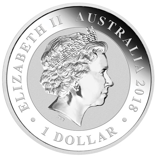 2018 1 oz Australian Silver Bird Of Paradise Coin (BU)