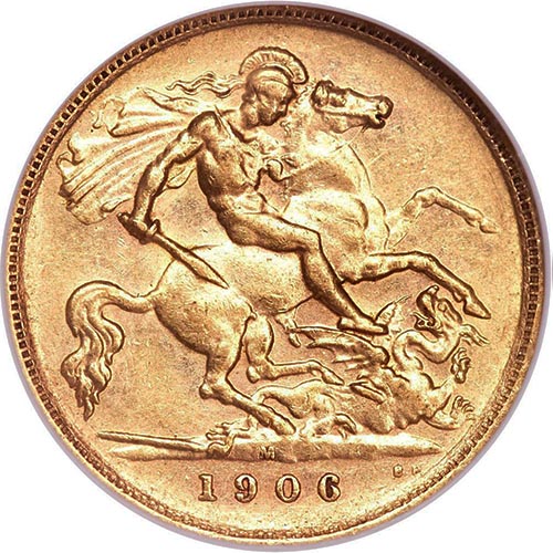 Great Britain Gold 1/2 Sovereign - Old English
