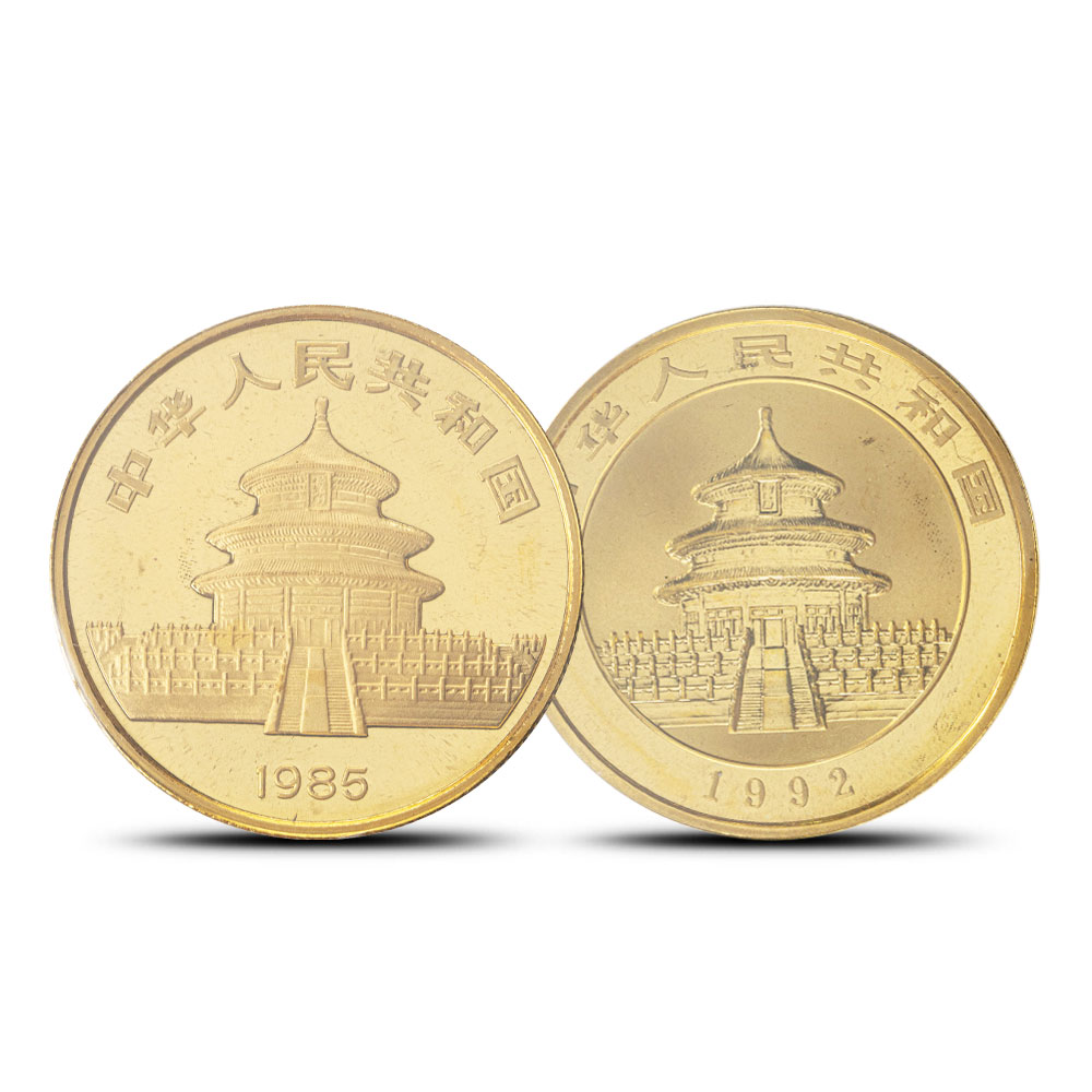 1/2 oz Chinese Gold Panda Coin (Random Year, Sealed)