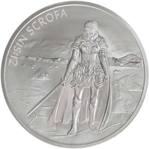 2019 1 oz South Korean Zi:Sin Scrofa Silver Medal