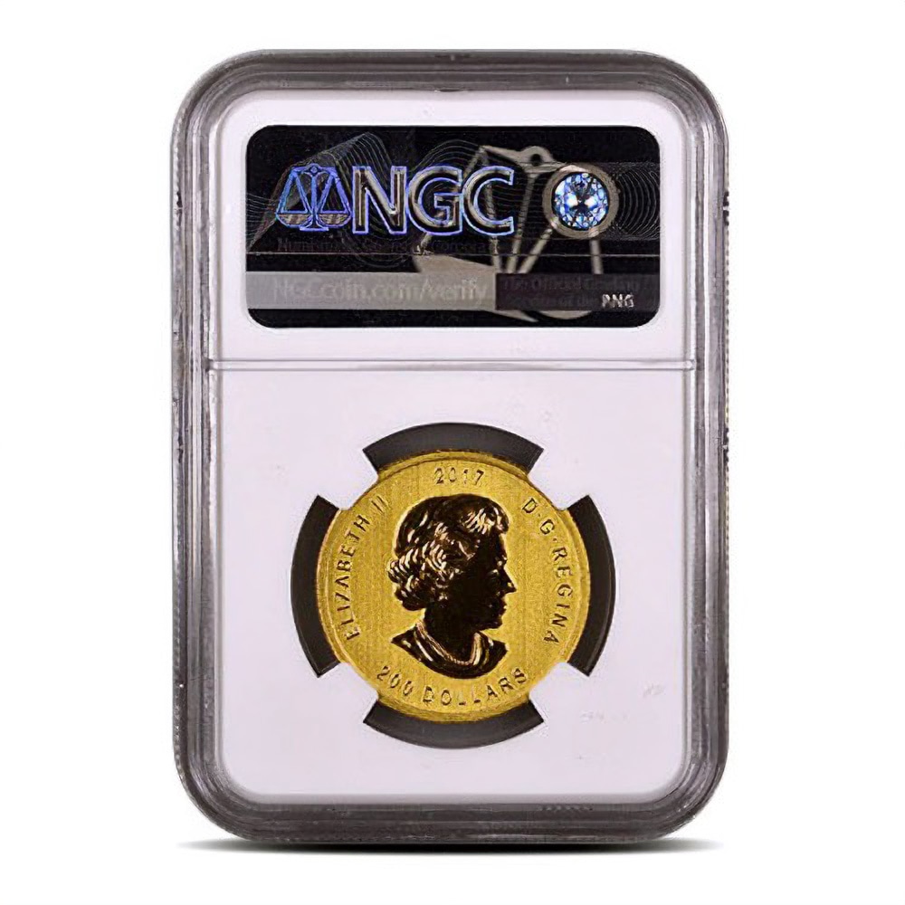 2017 1 oz Canadian Gold Elk Coin NGC MS70