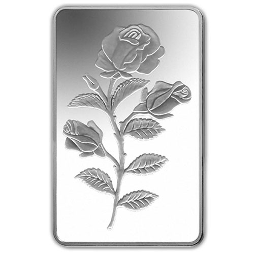 250 Gram PAMP Suisse Rosa Silver Bar (New w/ Assay)