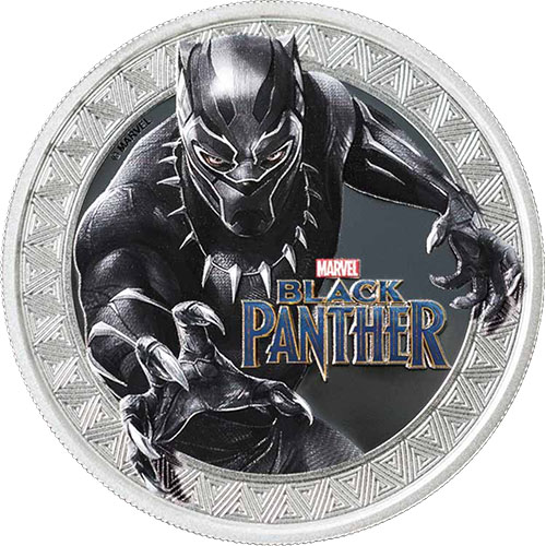 2018 1 oz Proof Fiji Black Panther Silver Coin (Box + CoA)