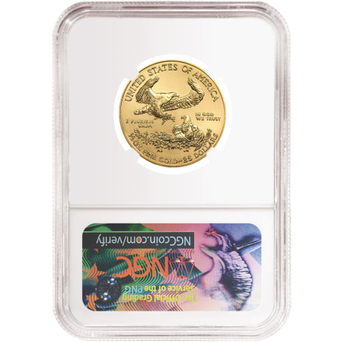 2019 1/2 oz American Gold Eagle Coin NGC MS70 ER