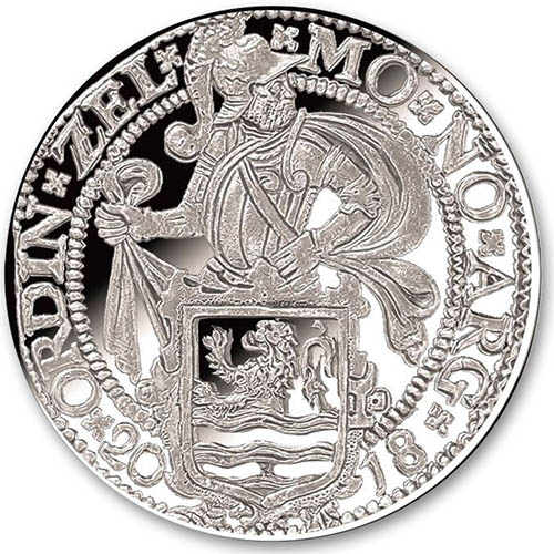 2018 1 oz Proof Netherlands Silver Lion Dollar
