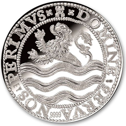 2018 1 oz Proof Netherlands Silver Lion Dollar