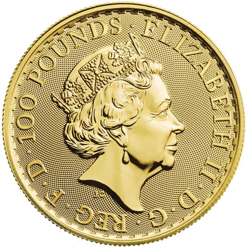 2019 1 oz British Gold Oriental Border Britannia Coin (BU)