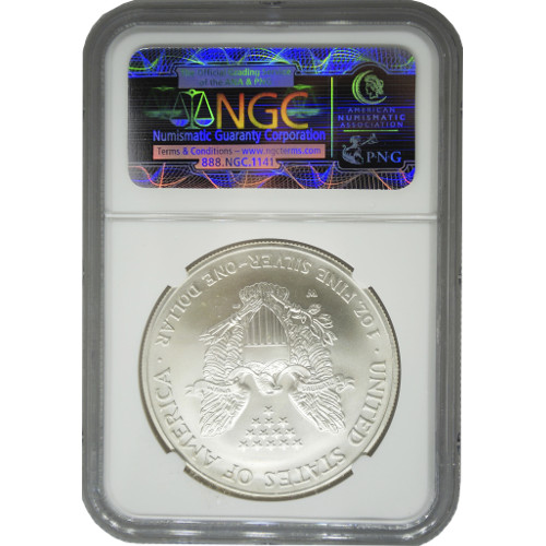 2011-W 1 oz Burnished American Silver Eagle Coin NGC MS70
