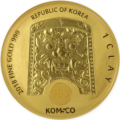 2018 1 oz South Korean Gold Chiwoo Cheonwang