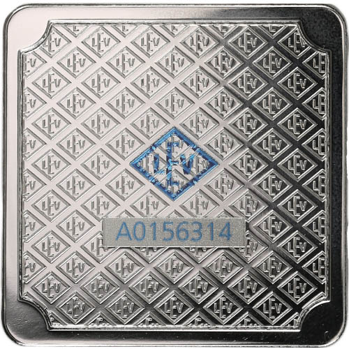 100 Gram Geiger Square Silver Bar (w/ COA)