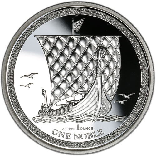 2018 1 oz Isle of Man Silver Noble Coin (Proof)