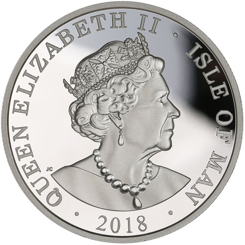 2018 1 oz Isle of Man Silver Noble Coin (Proof)