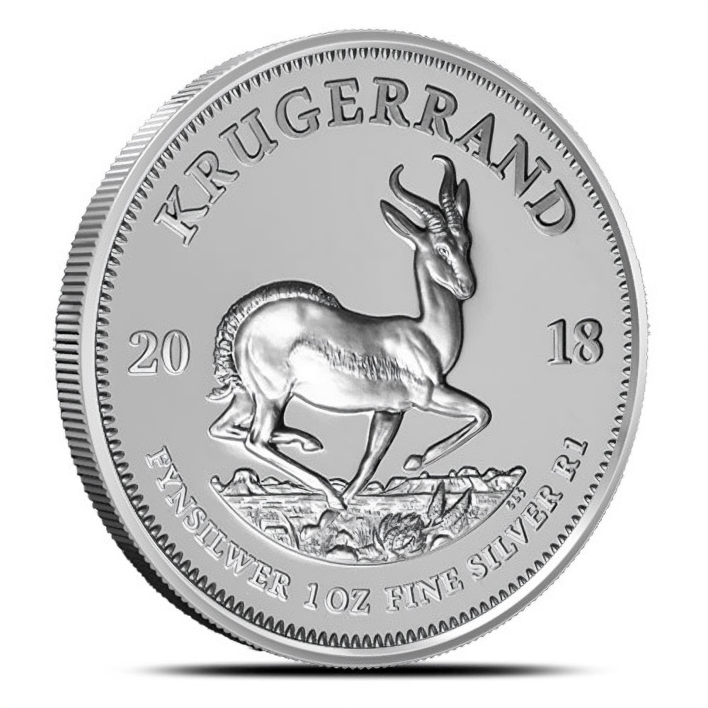 2018 1 oz Proof South African Silver Krugerrand Coin (Box + CoA)