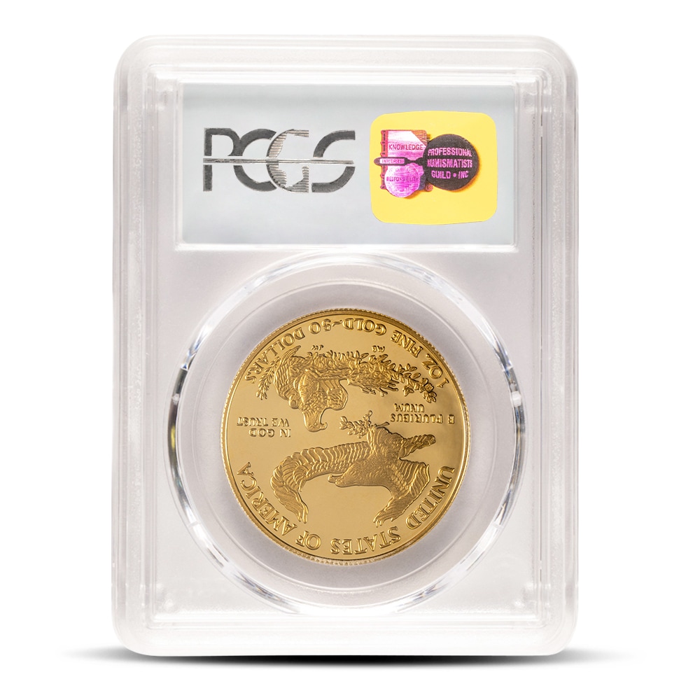 1 oz Proof American Gold Eagle Coin PCGS PR69 DCAM (Random Year)