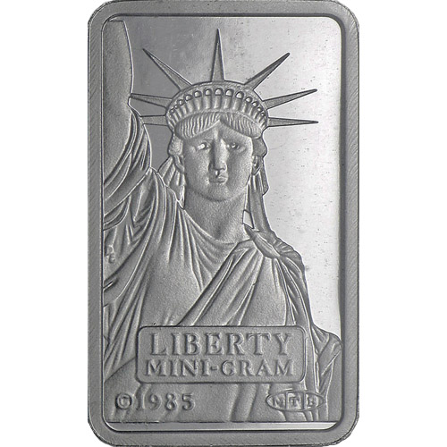 2 Gram Platinum Bar (Varied Mint, Condition)