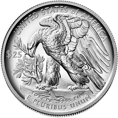 2018-W 1 oz Proof American Palladium Eagle Coin (Box + CoA)