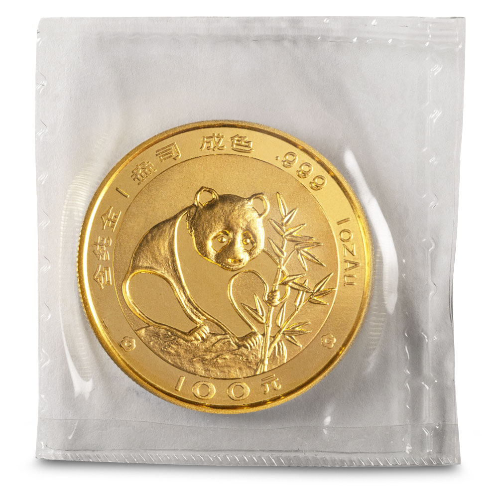 1 oz Chinese Gold Panda Coin (Random Year,  Sealed)
