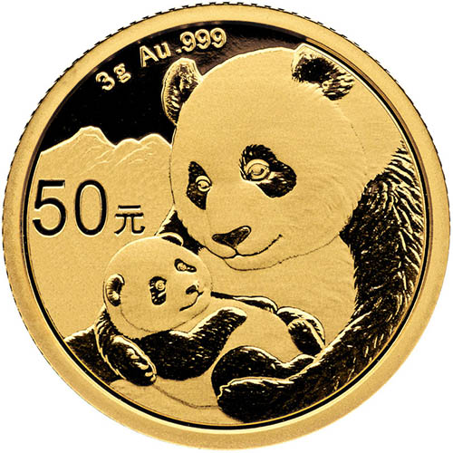 2019 3 Gram Chinese Gold Panda Coin (BU)