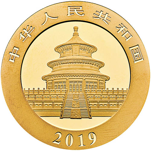 2019 3 Gram Chinese Gold Panda Coin (BU)