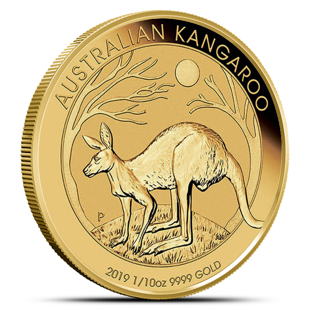 2019 1/10 oz Australian Gold Kangaroo Coin (BU)