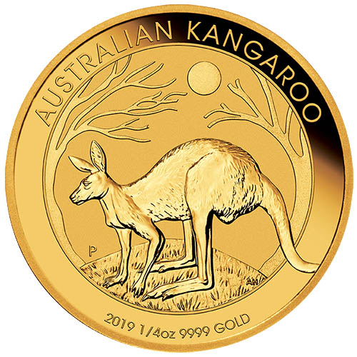 2019 1/4 oz Australian Gold Kangaroo Coin (BU)