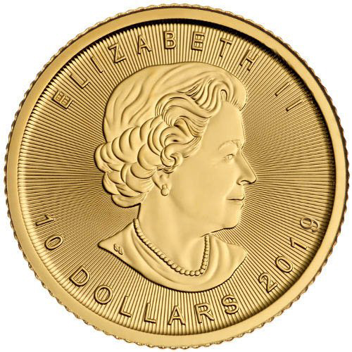 2019 1/4 oz Canadian Gold Maple Leaf Coin (BU)