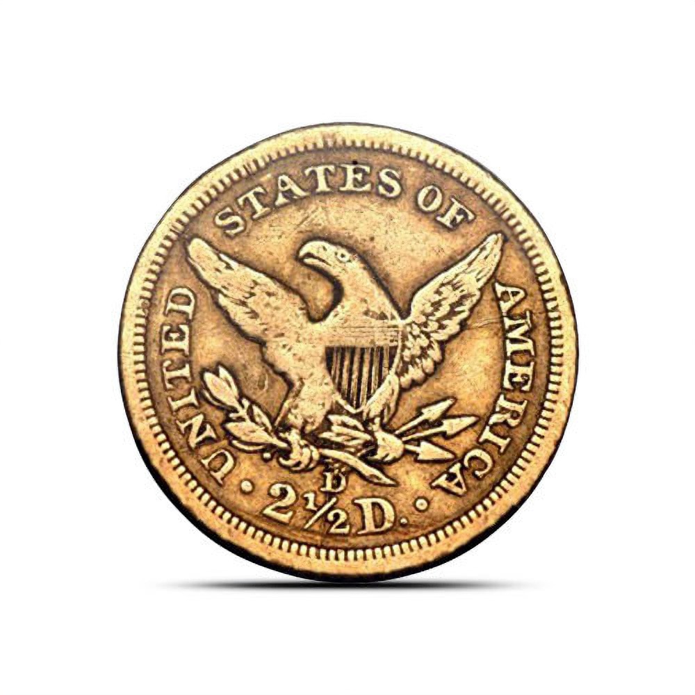 Pre-33 $2.50 Liberty Gold Quarter Eagle Coin (VF)