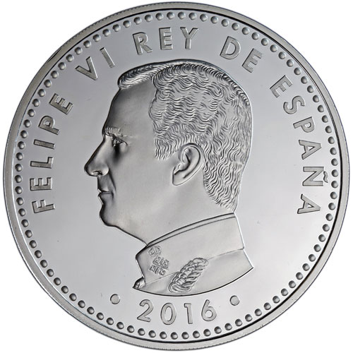 2016 Spanish Silver Spanish Post Coin (BU)